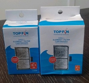 Top Fin EF-S Small Element Filter Cartridges - 9 Count- NEW