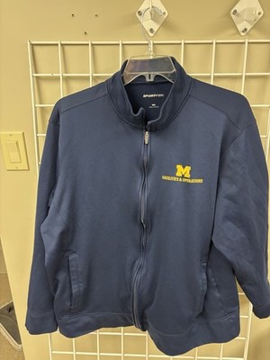 University Of Michigan Facilities And Operation Track Jacket Size XXL. EUC