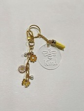 Bee Kind Handmade Bag Charm  Yellow Tassel Acrylic Keychain  Charms
