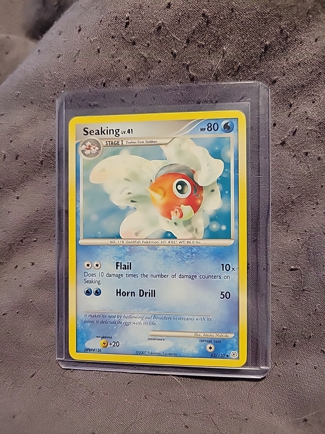 Pokémon TCG Seaking Diamond & Pearl 62/130 Regular Uncommon