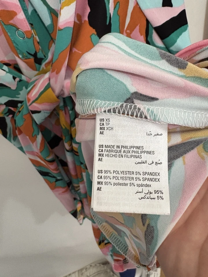 Vestido Bar 3 Multicolor Manga Larga Talla XS Foto 4 de 4