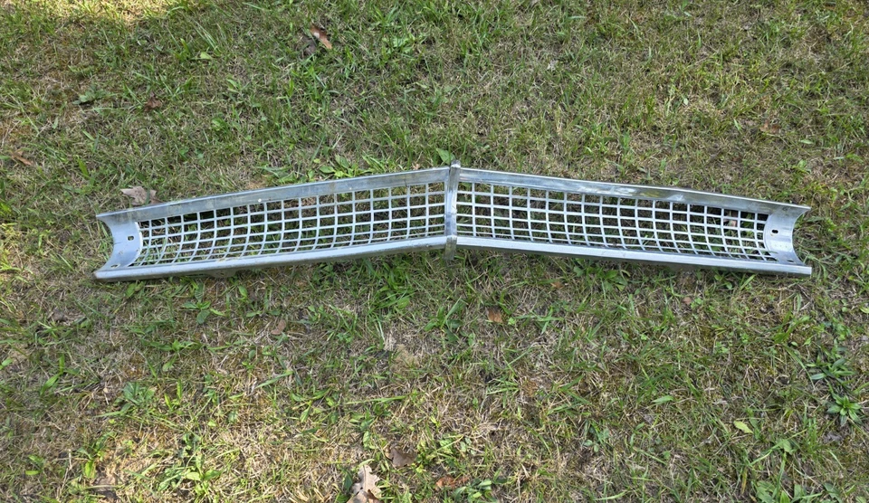 Ford Customline Fairlane 1955 parrilla original con moldura central cromada OEM Foto 2 de 4