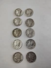 New ListingMercury Dimes Culls Worn/Bent/Damaged 🔥Lot Of 10 90% Silver 🔥$1 Face #1