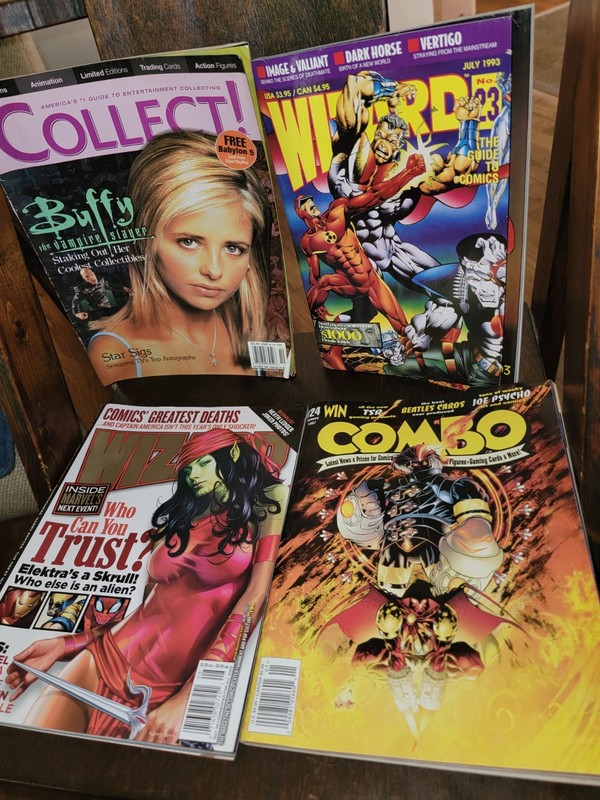 Lot Of 4 Wizard, COMBO, COLLECT, Magazines BUNDLE READERS 