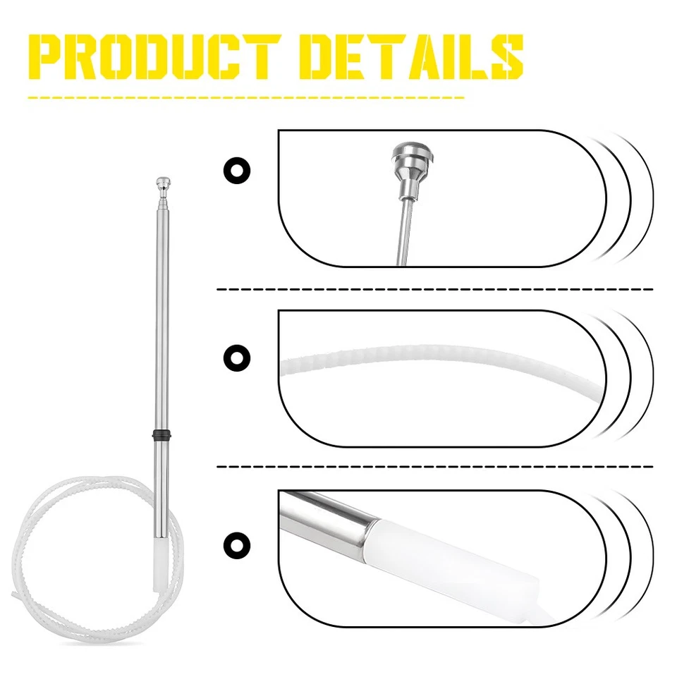 Mástil de repuesto de radio antena eléctrica para Toyota Land Cruiser Lexus LX470 1998-07 Foto 3 de 4