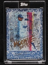 2020 TOPPS X #1 MOOKIE BETTS by GREGORY SIFF * LA DODGERS WORLD SERIES CHAMPIONS