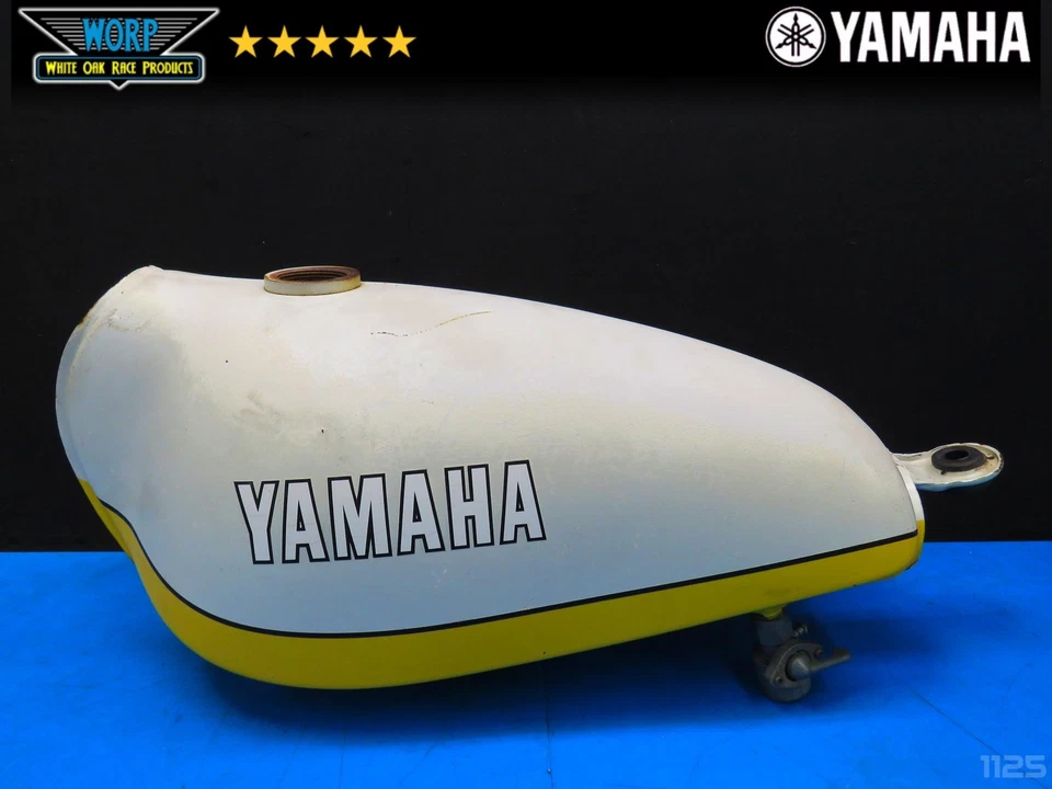 1974 YAMAHA TY250 TRAIL 250 GAS TANK FUEL CELL PETROL CONTAINER ~ GENUINE OEM - Image 2 of 4