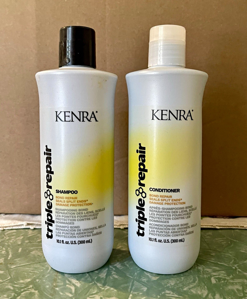 Cond Service Main Box Kenra Triple Repair Shampoo & Conditioner Duo Vegan Animal Test-Free 10 ...