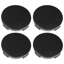 Wheel Center Caps 4 Pcs Black 65mm OD Universal