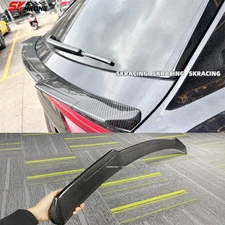 Real Carbon Fiber Rear Trunk Lid Spoiler Wing For Audi RSQ8 2020-2024 Body kits