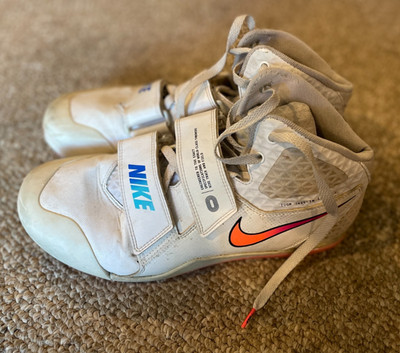 Size 11 - Nike Zoom Javelin Elite 3 White Ombre - Used 1 season