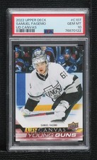 2022 Upper Deck Series 1 UD Canvas Young Guns Samuel Fagemo PSA 10 GEM MT 0h2x
