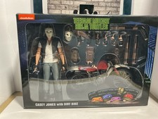 Neca -  Teenage Mutant Ninja Turtles - Casey Jones w  Dirt Bike  DAMAGED BOX