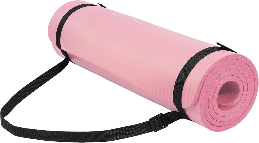 Extra Thick 1/2-Inch High Density Anti-Tear Yoga Exercise Mat Extra Thick 1/2-Inch High Density Anti-Tear Yoga Exercise Mat