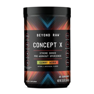 Concept X, Clinically Dosed Pre-Workout Powder, Contains Caffeine, L-Citrulli...