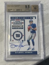 2019 Panini Contenders Daniel Jones Rookie AUTO BGS 9.5 Colts
