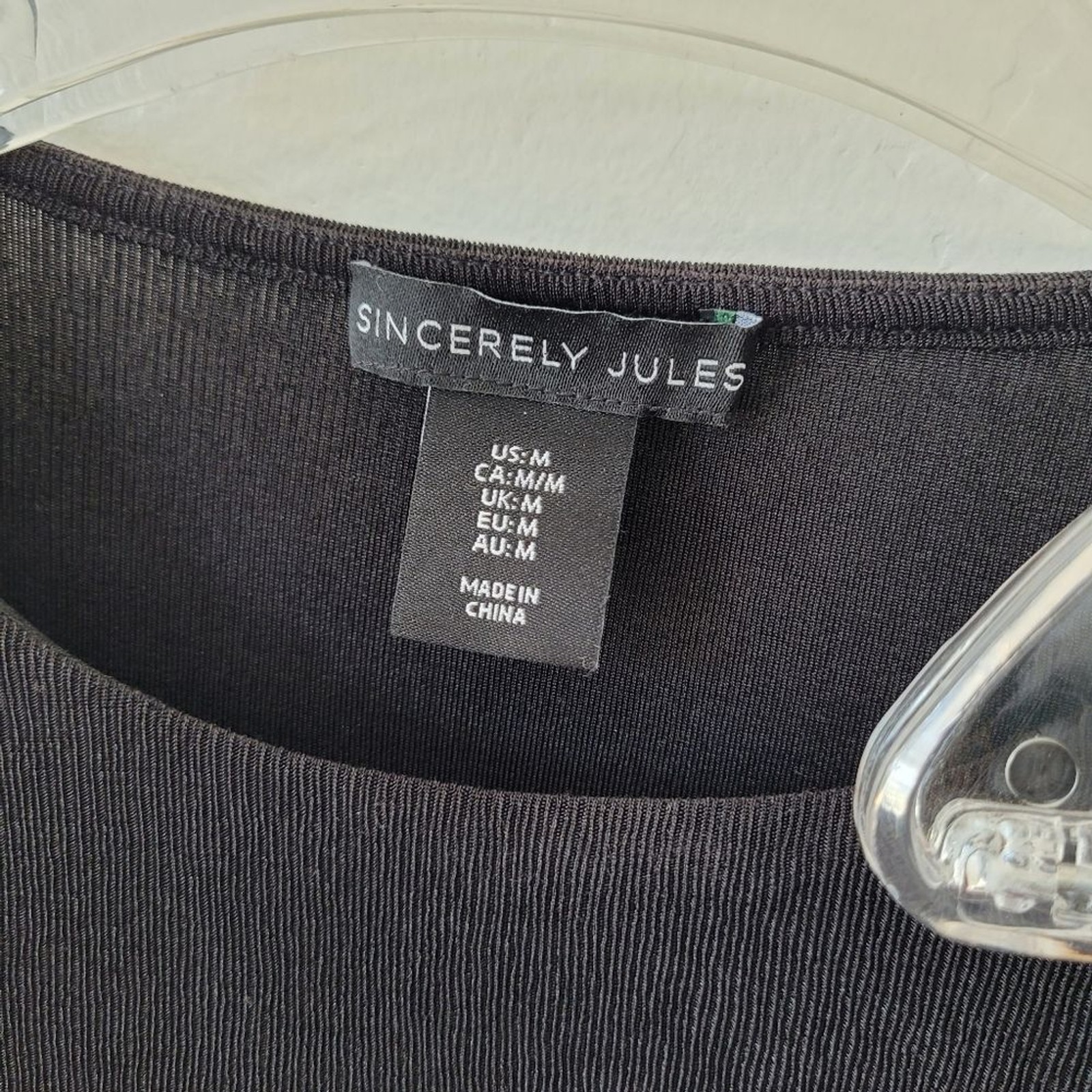 Sincerely Jules Two Piece Skirt Set Black Club Party Cocktail Event Concert M