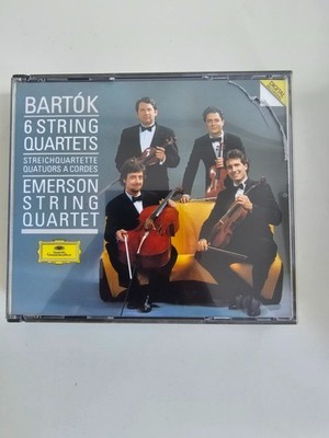 Bartók 6 String Quartets Emerson String Quartet 2 CD Deutsche Grammophon