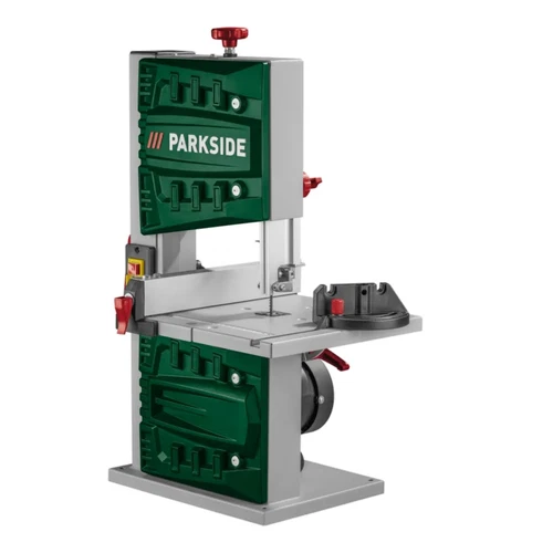 Sierra de cinta Parkside 350W corte dura suave madera laminada cinta de tablero de fibra sierra de mesa - Imagen 3 de 8