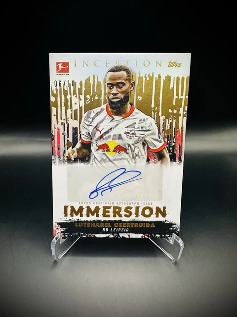 Lutsharel Geertruida - RB Leipzig - Topps Inception - Immersion SP Auto /10