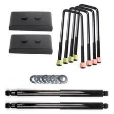 1" Rear Leveling Lift Kit & Rear Shocks Struts Absorber for 2004-2012 Ford F-150