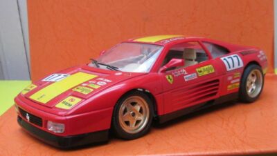 ミニカー FERRARI 348tb EVOLUZIONE FERRARI 348.TB EVOLUTZIONE RACECAR #177 1:18 by BURAGO RARE