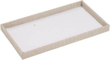 10 Trays  Pads Jewelry Inserts Liners Linen Display Organizer 14  " X 7   