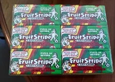 Fruit Stripe Gum- Not For Consumption Exp 6/23-collectible 12 Packs Unopened 