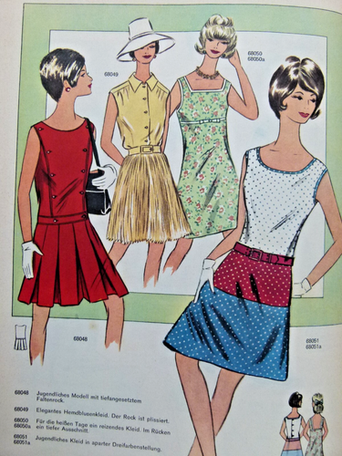 altes Frohne Modeheft von 1968 + Schnittmusterheft , schöne Dirndl, Brautkleider - Bild 18 von 24