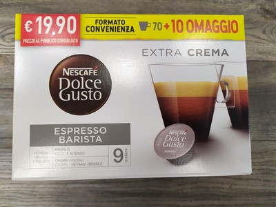 80 CIALDE CAPSULE NESCAFE' DOLCE GUSTO CAFFE' ESPRESSO BARISTA ORIGINALI |  eBay