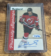 2016-17 Upper Deck Parkhurst Rookie Pavel Zacha Priority Signings /50 PS-PZ Auto