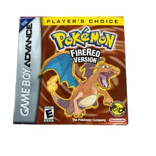 Nintendo Advance Game Boy Pokemon Fire Red Version Video Game GBA Please Read