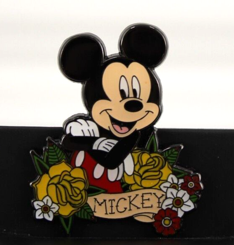 Loungefly Mickey Mouse & Friends Mickey Enamel Pin Metal Tattoo Art 1.5" 2023 - Picture 14 of 15