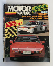 Motor Manual July 1982 Car Magazine