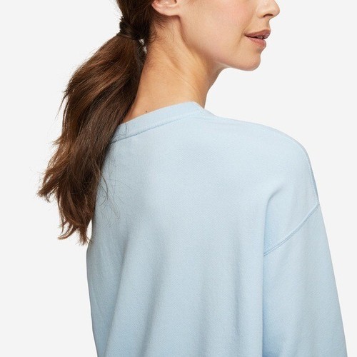 Nwt DEREK ROSE Women's Sweatshirt Quinn Cotton Modal Stretch Blue Large London - Picture 11 of 15