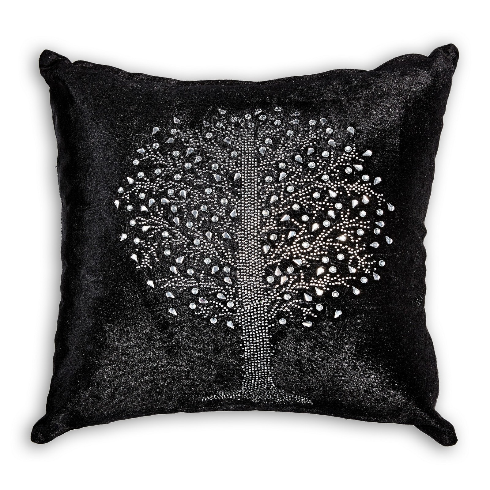 Crushed Velvet Cushion Covers or Filled Cushion Plain, Damask