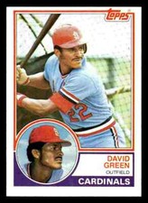 1983 Topps David Green #578 - St. Louis Cardinals