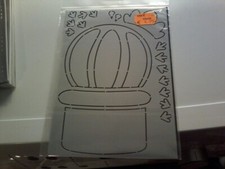 DUTCH DOOBADOO STENCIL  FOR SCRAPBOOKING NEW CACTUS  (B14)