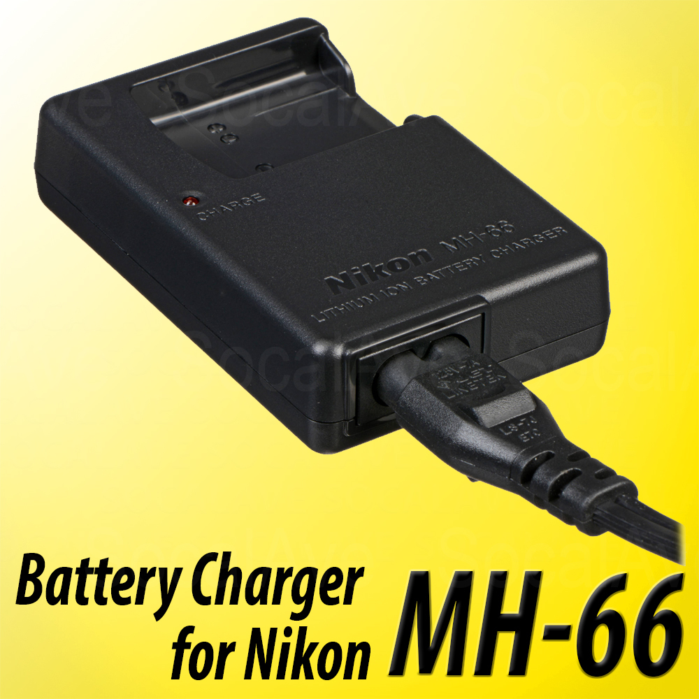 MH-66 Battery Charger for Nikon EN-EL19 COOLPIX S4300 S3300 S2600