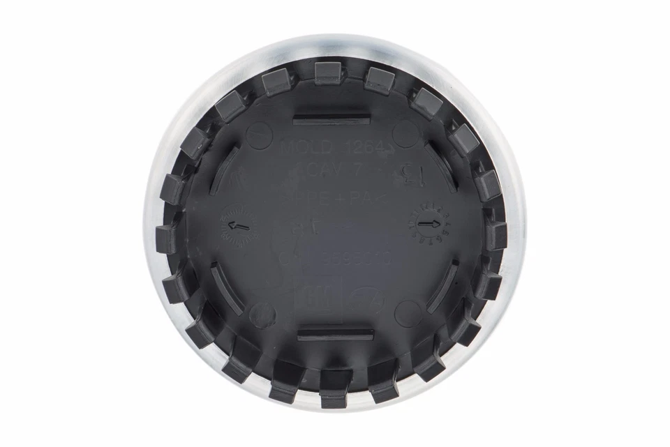 Cubierta de tapa central de cubo de rueda genuina OEM NUEVA cromada plateada 2004-2023 Buick 9595011 Foto 4 de 4