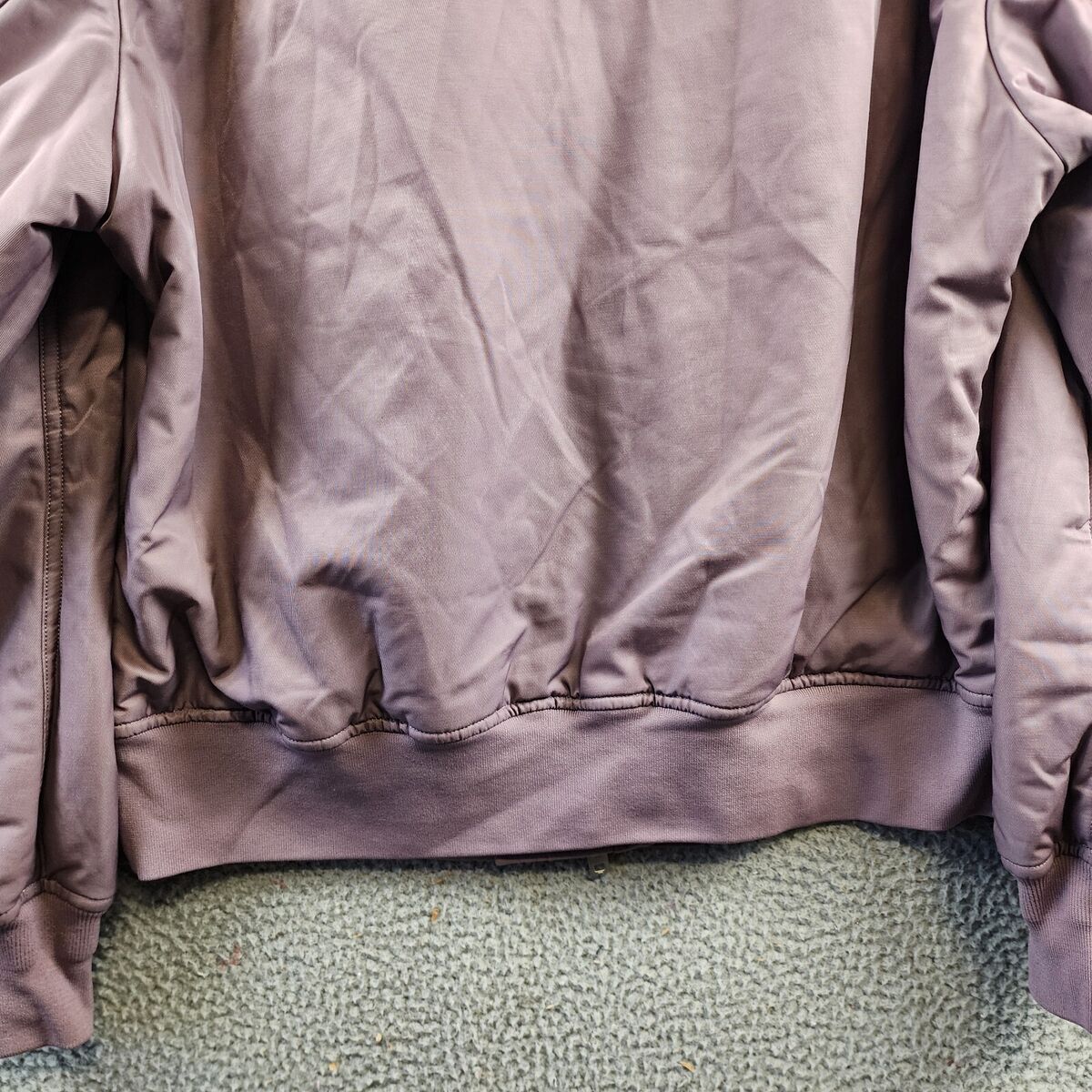 Y-3 Legacy Bomber Jacket Men's L Light Purple Side Pockets Y-3 Legacy Bomber Jacket Men's L Light Purple Side Pockets
