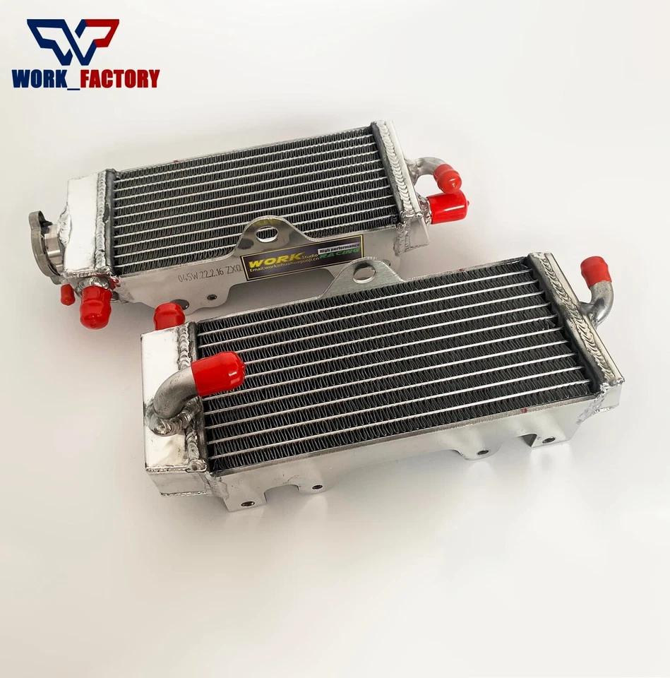 Radiador para Yamaha YZ125 YZ 125 1996-2001 99 97 98 aluminio pulido derecho e izquierdo Foto 4 de 4