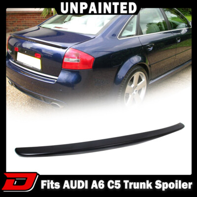 Unpaint Fit For Audi A6 C5 S6 RS6 4D Trunk Spoiler OE Style 98-04