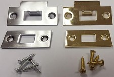Door Latch Keep Strike & Face Plate Tubular & Mortice Latches Premium UK Quality