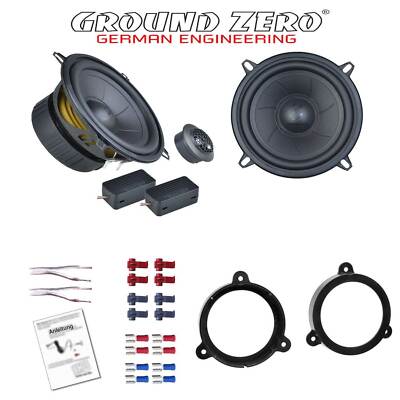 Ground Zero Auto Lautsprecher Set 13cm Kompo 280 Watt für Renault Megane III Z