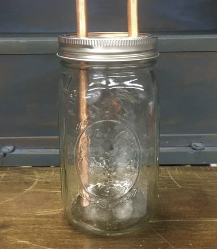 3/8β Mason Jar Thumper for Wide Mouth Half Gallon Mason Jar, Moonshine, Distill