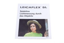   LEICA LEICAFLEX SL CAMERA ORIGINAL PRODUCT GUIDE BROCHURE GERMAN 124