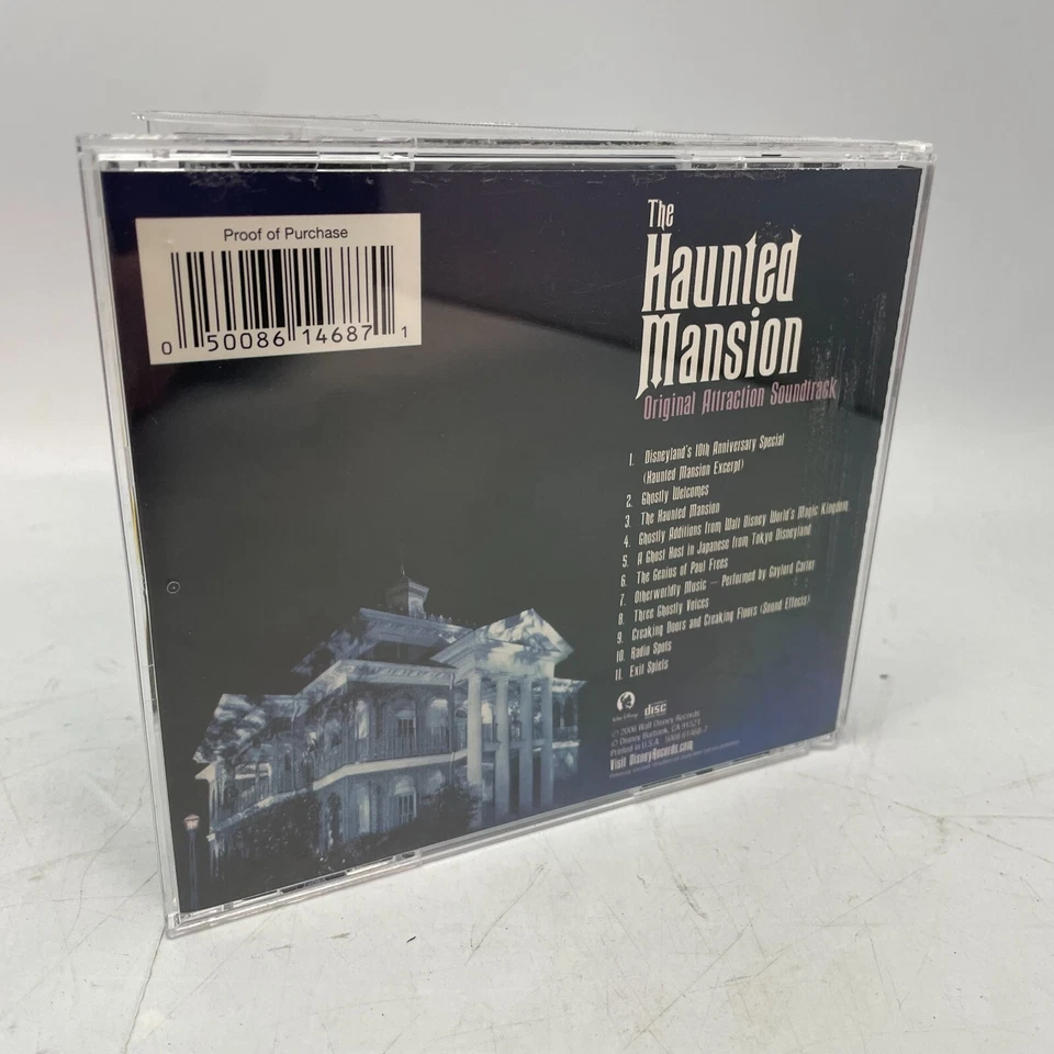 The Haunted Mansion Original Attraction Soundtrack CD Album OG US 2006 NM/NM - Image 2 of 3