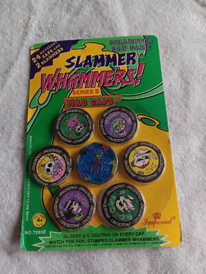 Vintage 1994 NOC Slammer Whammers! Series II Mad Caps Jangle Bones 