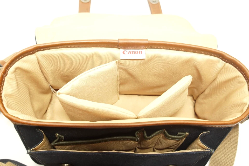 [Excelente!!]Bolso de hombro estilo bolsillo de papá espiga para cámara Canon Foto 4 de 4